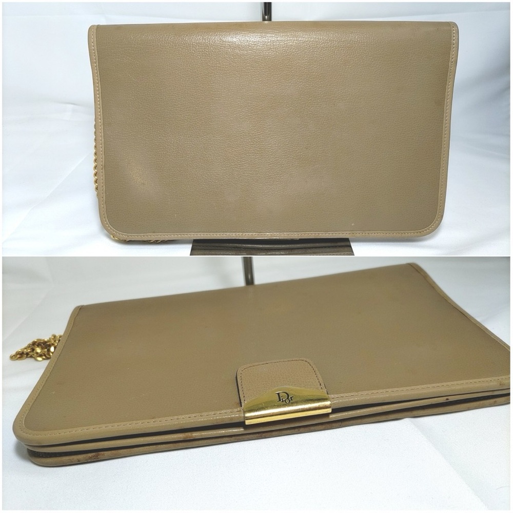 CHRISTAIN DIOR BEIGE SHOULDER BAG - Picture 2 of 7